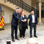 Els consellers de Cultura de Catalunya, les Balears i València.