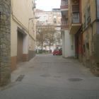 Una imagen de la calle San José, de Fraga.