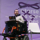 Echenique participó ayer en un acto en Madrid.