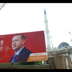 Retrato del presidente Erdogan