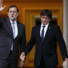 Rajoy i Puigdemont es van veure a Moncloa al gener