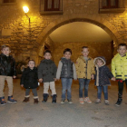 Arnau (4 anys), Bruna (1), Biel (3), Lluís (3), Nil (4), Ares (2) i Aleix (4), els set nens actualment empadronats a Tarrés.