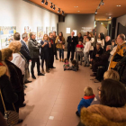 La exposición dedicada a Marc Màrquez fue inaugurada ayer en el Museu Comarcal de Cervera.