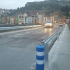 Carreteres instal·la les noves barreres al Pont Vell de Balaguer