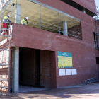 Obres de construcció del nou edifici de Veterinària, una de les que va licitar la Diputació el 2016.