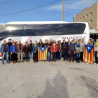 Manifestants del Pallars contra la judicialització de la política.