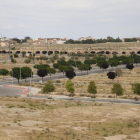 La zona de Torre Salses, entre la Bordeta i els Magraners, està urbanitzada però sense edificis.