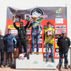 En la imagen, el podio de MX1, con Nil Arcarons en el cajón más alto.