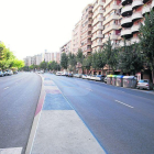 Imatge del passeig de Ronda de Lleida
