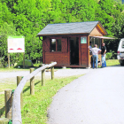 Un punt d'informació del Parc Natural de l'Alt Pirineu.
