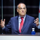 El presidente de la Liga Javier Tebas.