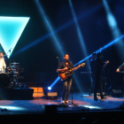 El grupo Blaumut, durante el último concierto que ofreció en el Auditori de Lleida. 