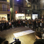 Imatge d’arxiu d’una protesta contra l’assetjament a Lleida.
