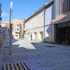La calle Ciutat de Lleida de Mollerussa. 