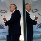L’exprimer ministre britànic Tony Blair, ahir, a Brussel·les.