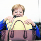 Angela Merkel se encuentra en horas bajas.
