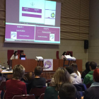 Dictat plurilingüe - Estudiants de 16 centres de Secundària de Lleida van participar a la UdL en aquest concurs de dictat en anglès, català i castellà. Els equips, formats per parelles, havien de lletrejar tres paraules de cada llengua en un t ...