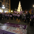 Imagen de archivo de una protesta contra la violencia machista. 