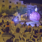 El espectáculo llenó de público la plaza del Sitjar la noche del pasado jueves. 