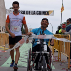 Jordi Torné completó el recorrido de cinco kilómetros en silla de ruedas con un crono de 18.22.