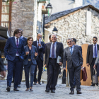 El ministre Borrell i l’ambaixador d’Espanya a Andorra i exalcalde de Lleida, Àngel Ros.