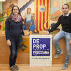 Sandra Heras i Jaume Pané, ahir a la presentació de la fira.