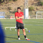 Primer entrenament del Lleida Esportiu, a Rosselló