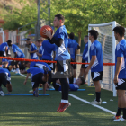 Primer entrenament del Lleida Esportiu, a Rosselló