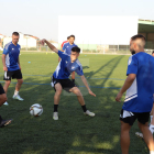 Un entrenamiento del Lleida Esportiu