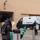 Un furgón policial traslada a Ana Julia Quezada a la prisión de El Acebuche, en Almería. 
