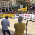 Els pensionistes de Lleida exigeixen pensions "dignes" que superin els 1.080 euros