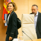 La ministra Meritxell Batet amb el diputat de Ciutadans Juan Carlos Girauta.