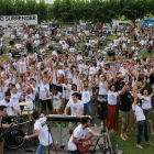 Participantes el año pasado en la primera edición del ‘No Surrender Festival’ en Vilanova de Bellpuig.
