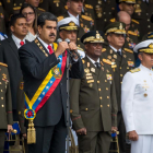 Maduro en el momento en el que encabezaba un acto en Caracas.