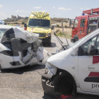 Accidente en l'N-II en que ha muerto la conductora del turismo