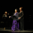 Montserrat Caballé en una actuació a la Llotja de Lleida