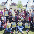 La presentación contó con alumnos del Àngel Guimerà, escuela que acogerá de nuevo el festival.