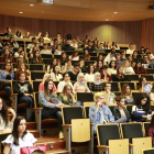 Imatge d’arxiu d’alumnes al campus de Cappont.