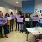 Protesta de Dones Lleida el passat 23 de novembre.