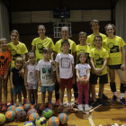 A l’Handbol Pardinyes coincideixen cinc jugadores que han tornat a competir després de ser mares.