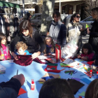 La iniciativa contó con actividades para los más pequeños como un taller de manualidades. 