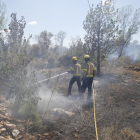 Un segundo incendio en 24 horas calcina otras 2,5 hectáreas en Aitona