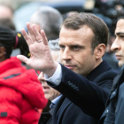 El presidente francés, Emmanuel Macron, el domingo pasado en París.