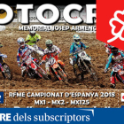 El cartell del Campionat de Catalunya de Motocròs.