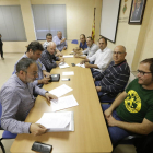 La reunió celebrada ahir al consell de les Garrigues.