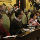 Els regidors del Comú de Lleida, a l’últim ple municipal.