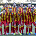 Formació inicial del Lleida, al partit de diumenge passat a Castelló.