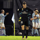 Bale, autor de un doblete, cabizbajo tras el empate del Celta.