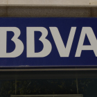 El logotip del BBVA.