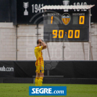 Imatges del duel entre el València Mestalla - Lleida Esportiu de 2a RFEF